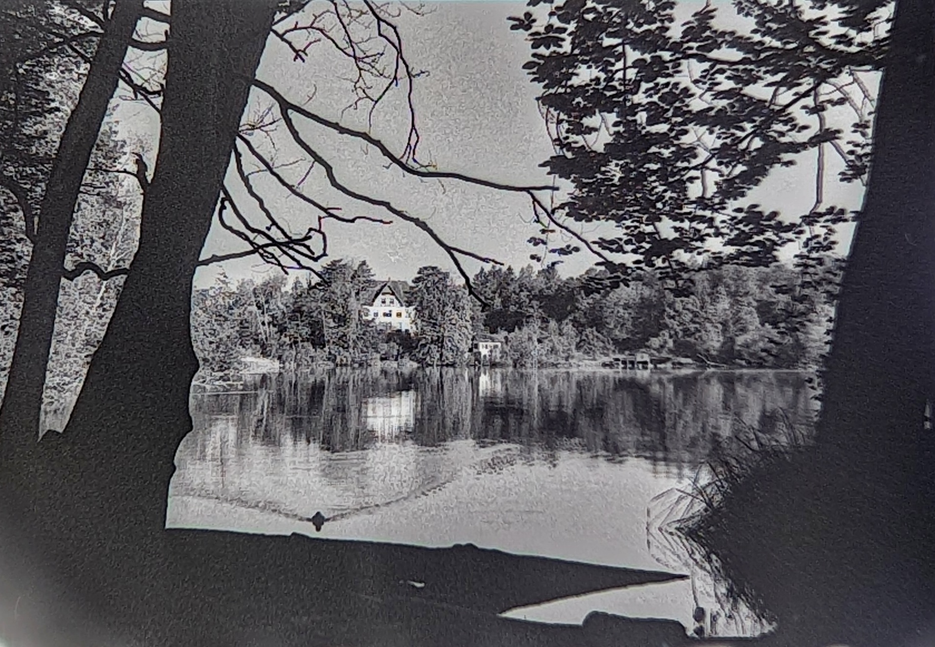 Gut Katzensee with a quiet lake
