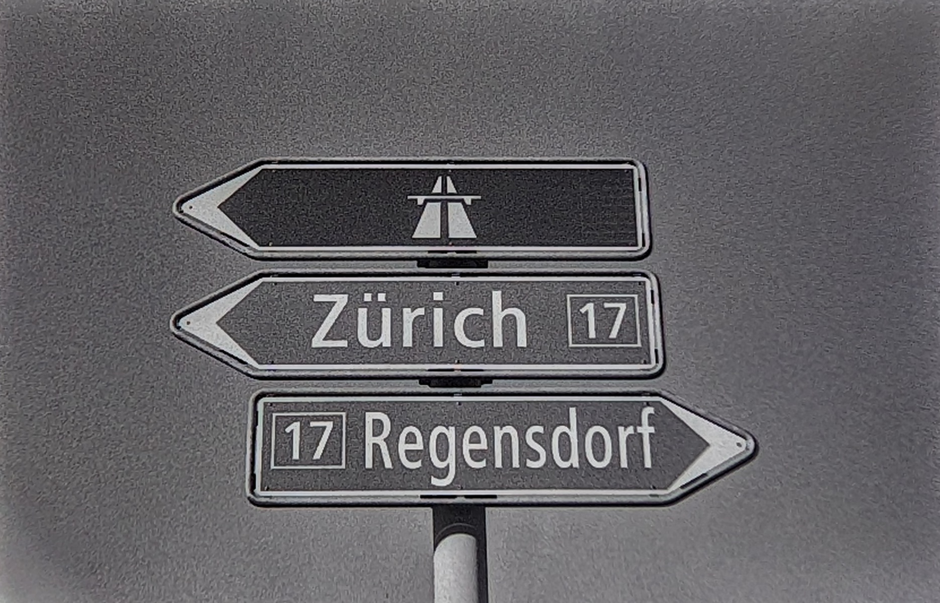 Street sign near Katzensee