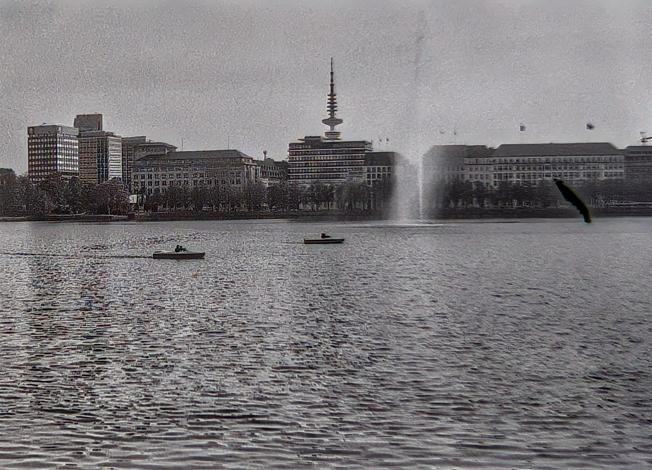 Boats on Binnenalster