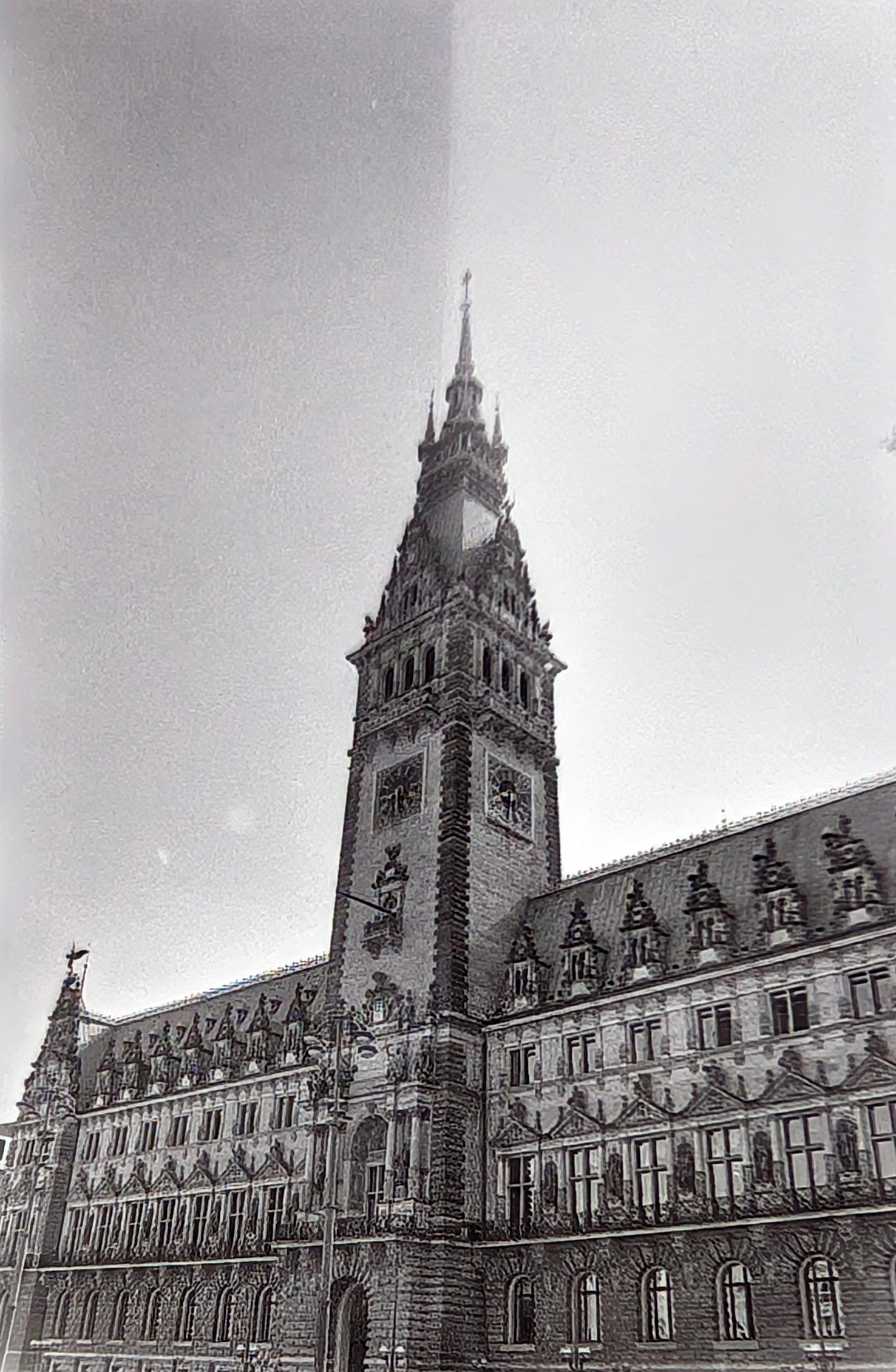 Tower of Hamburgs city hall
