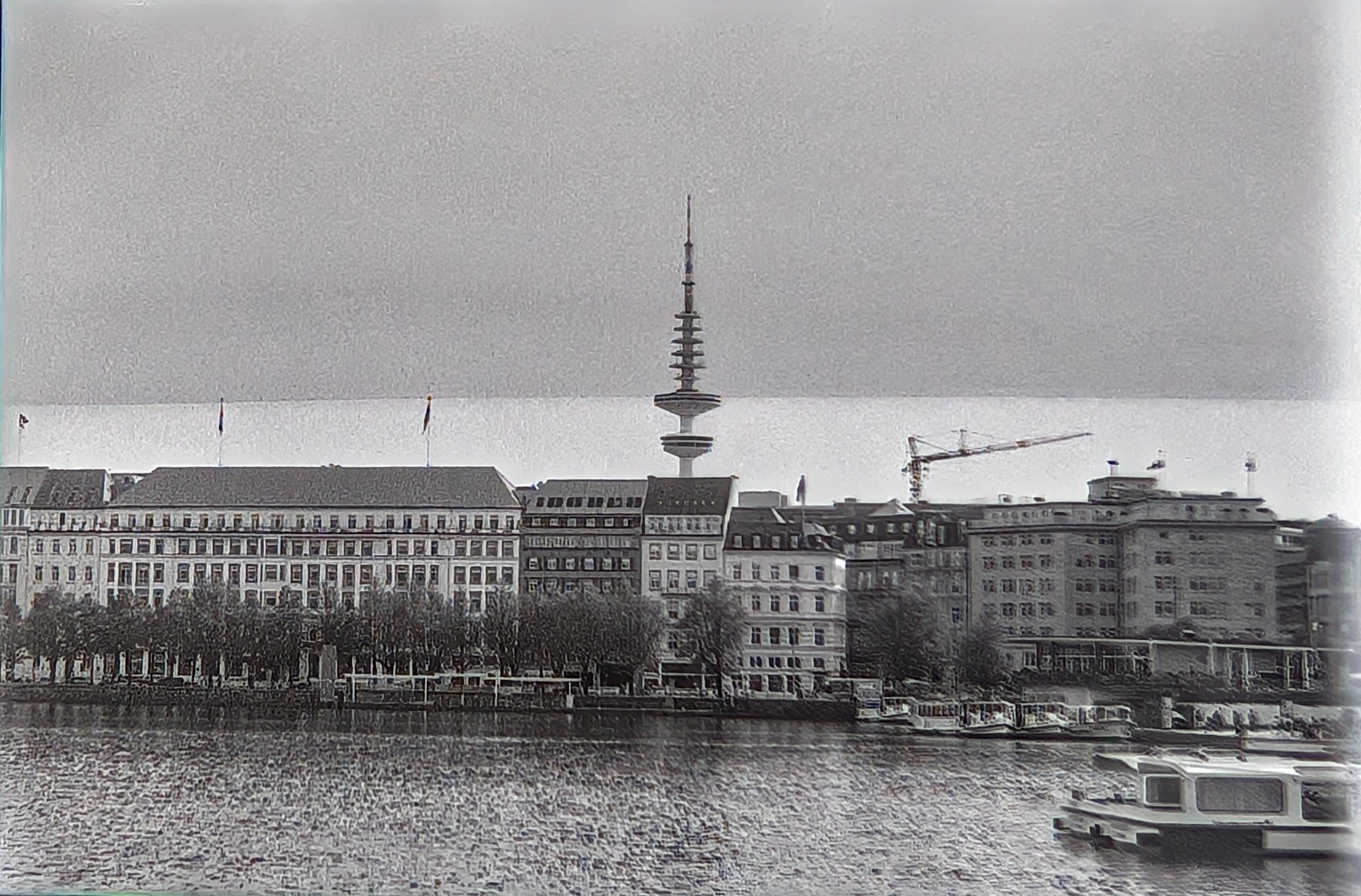 Heinrich Hertz Tower and the Binnenalster