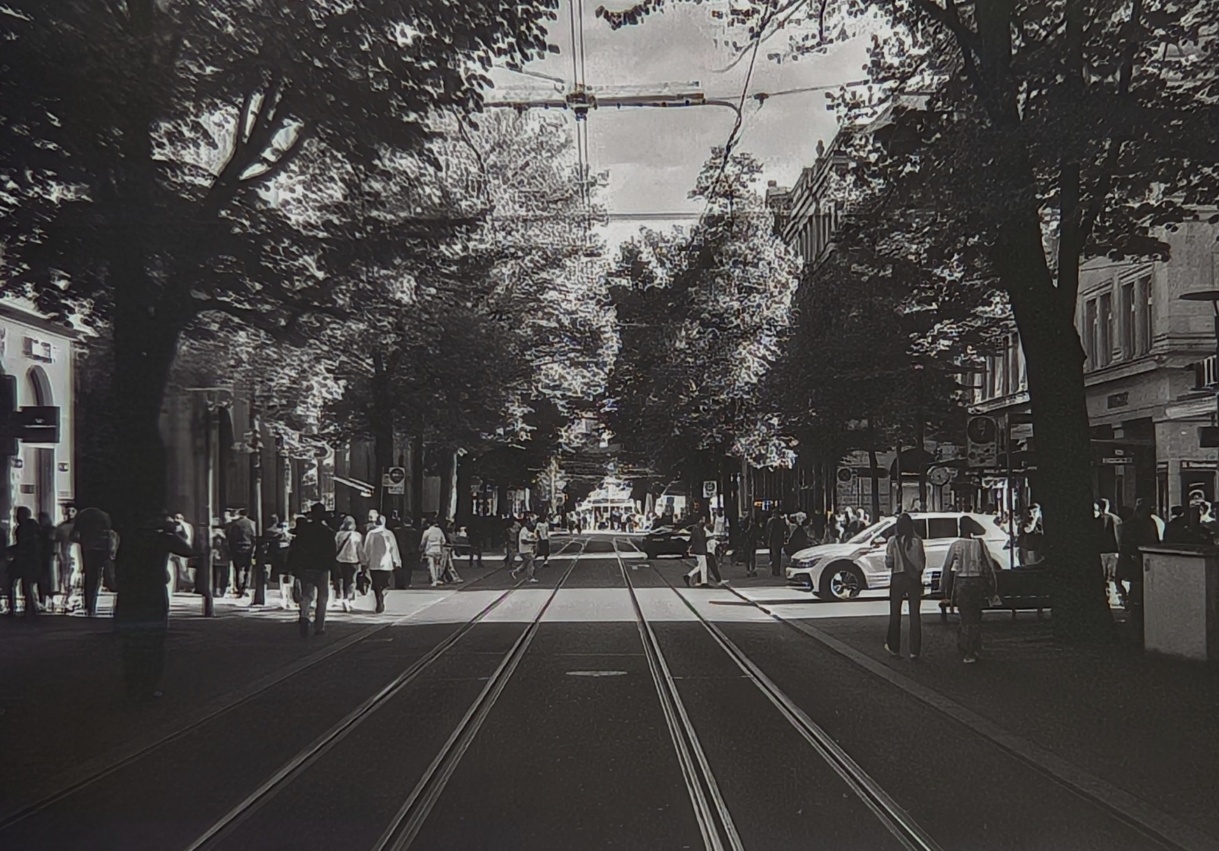 Bahnhofstrasse in Zurich on a sunny day