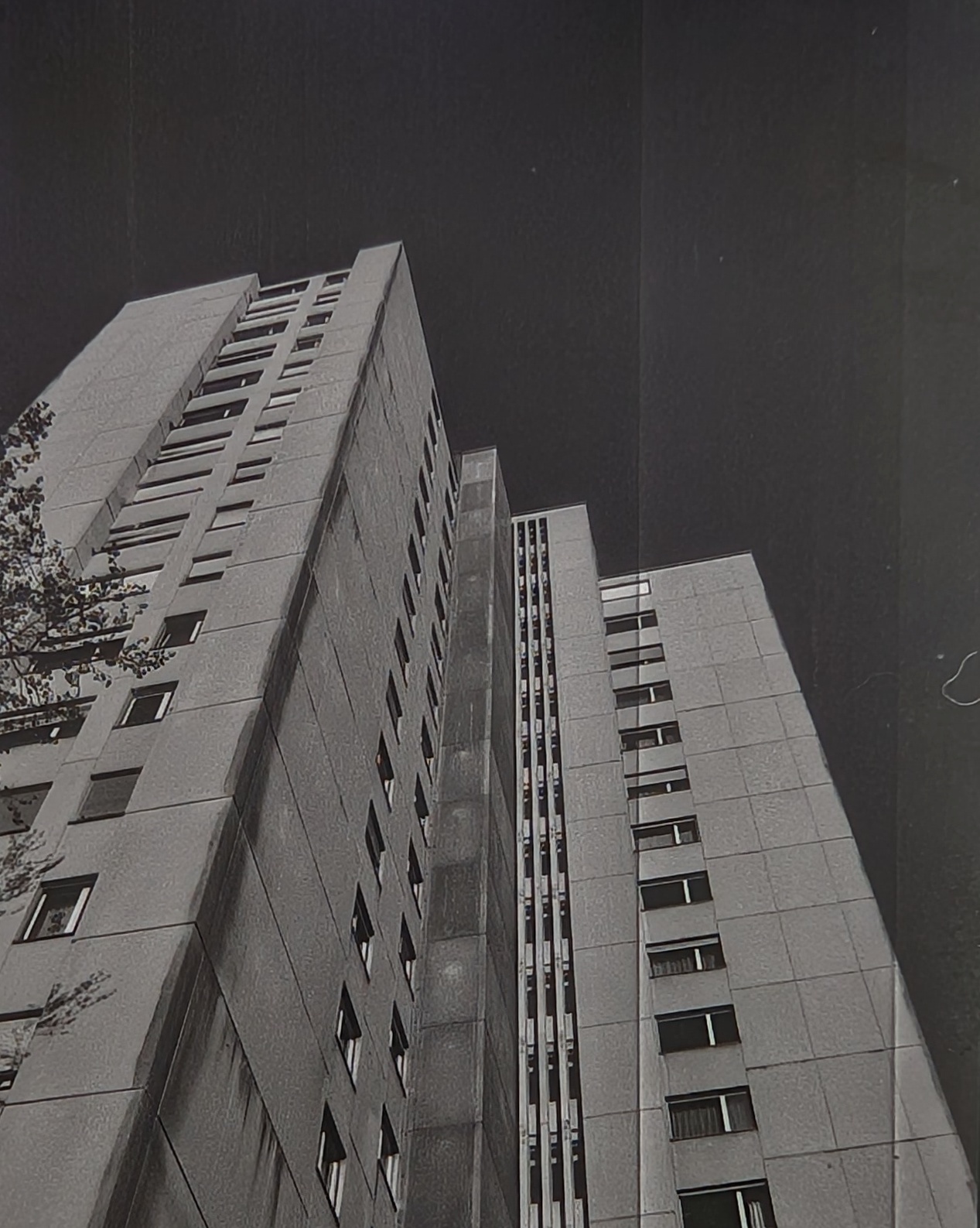 A modern highrise building
